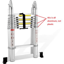 échelle multifonctionnelle en bambou en aluminium échelle télescopique